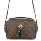 Louis Vuitton Shoulder Bag Monogram Saintonge Tassel Noir Black