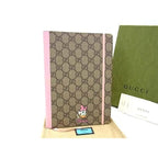 Gucci Disney Collaboration Daisy GG Pattern Notebook Notepad Stationery