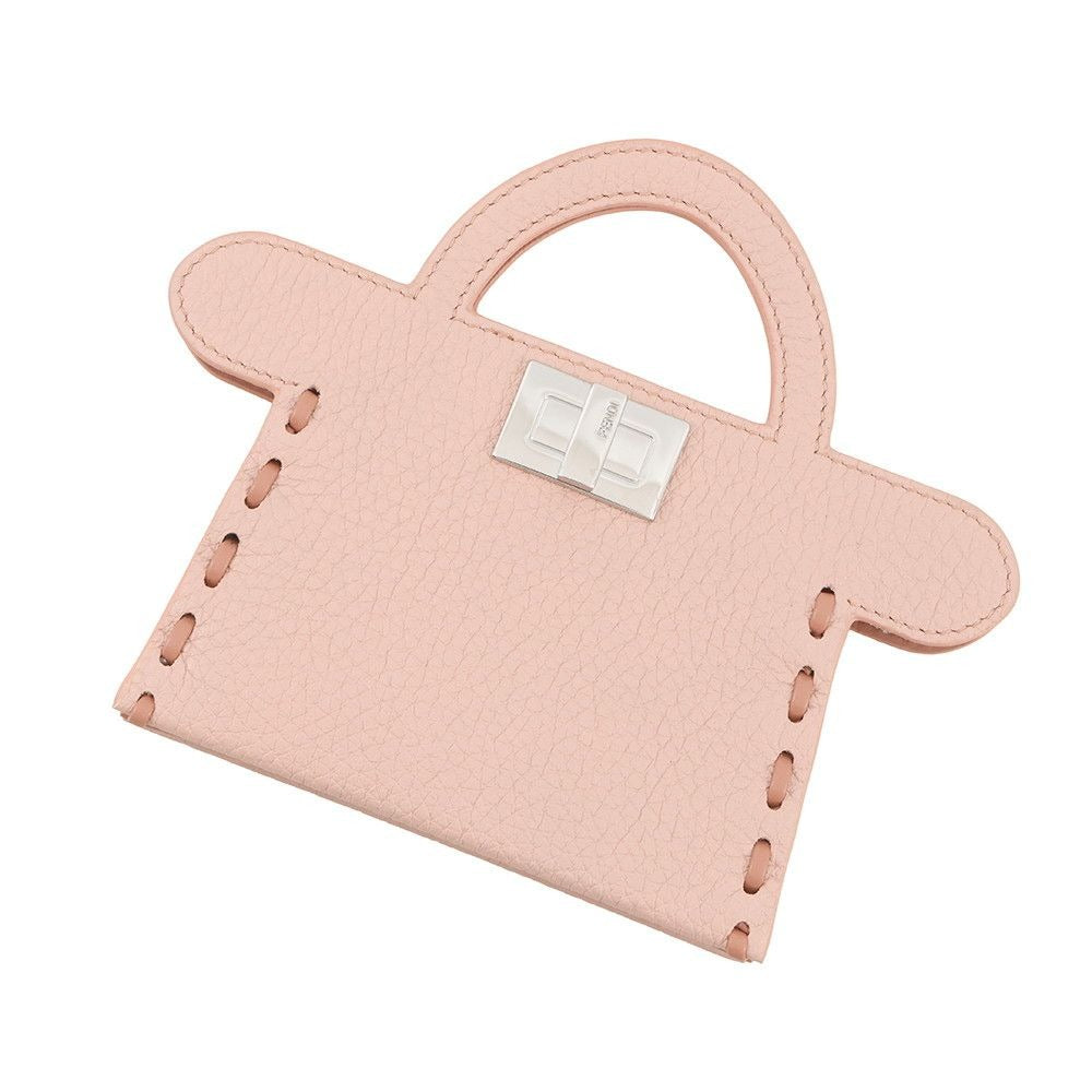 Fendi Card Case Peekaboo Selleria Calf Leather