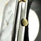 Hermes Croajour Watch with Extra Frames Quartz SS Silver Gold Vintage — view 4