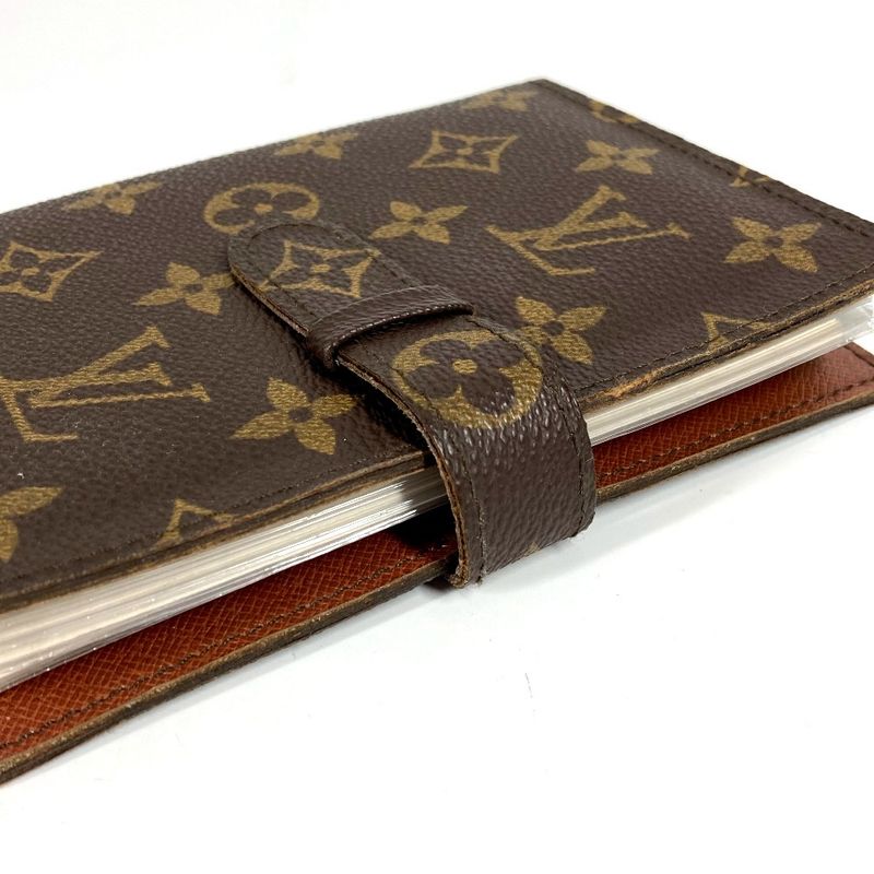 Louis Vuitton Notebook Cover Pochette Photo Case Monogram Canvas Brown — view 7
