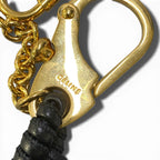 Celine Phoebe Philo Era Leather Bag Charm Key Holder Black — view 5