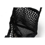 Prada Tote Bag Logo Raffia Cago Black White 1 Bg393 — view 9