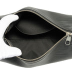 Louis Vuitton Shoulder Bag Soft Porochon PM Black — view 5