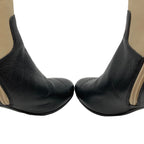 Chanel Coco Mark Short Boots Size 34 Bicolor 0180 — view 5