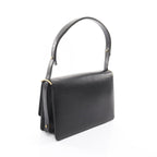 Celine Shoulder Bag Black Leather Carriage — view 2