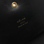 Celine Shoulder Bag Black Leather Carriage — view 4
