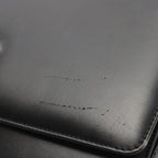 Celine Shoulder Bag Black Leather Carriage — view 5