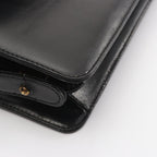 Celine Shoulder Bag Black Leather Carriage — view 8
