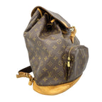 Louis Vuitton Backpack Monogram Montsouris GM Brown — view 2