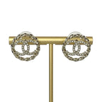 Chanel Gold Coco Mark Rhinestone Circle — view 7