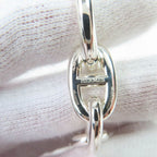 Hermes 2024 Chaine D'ancre MM AG 925 13 Frames Bangle Bracelet Silver — view 8