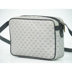 Gucci Vintage Micro GG Shoulder Bag Pochette Gray Navy — view 2