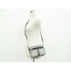 Gucci Vintage Micro GG Shoulder Bag Pochette Gray Navy — view 6