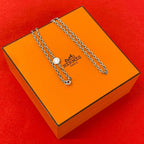 Hermes Series Mini Chaine D'ancre Necklace Choker