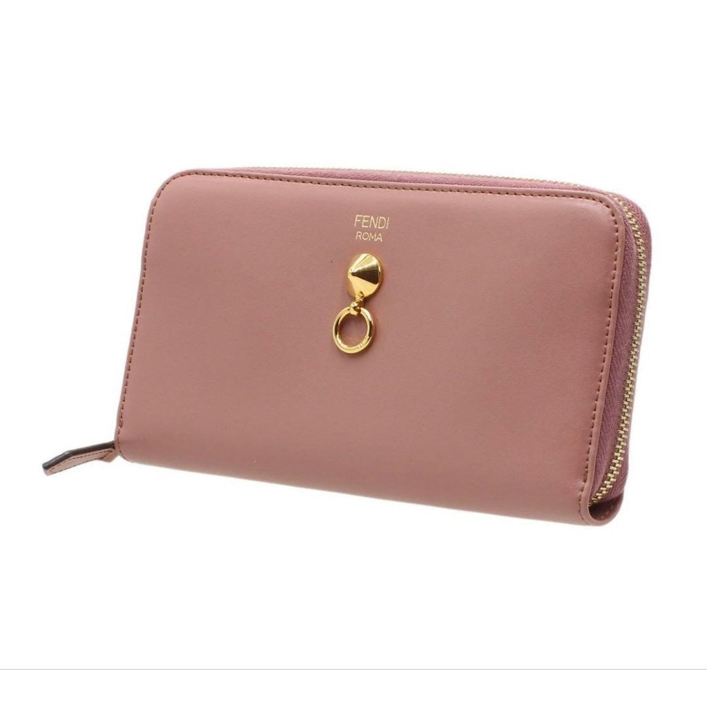 Fendi New Visible Leather Zip Around Wallet — view 3