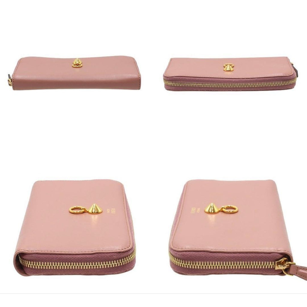 Fendi New Visible Leather Zip Around Wallet — view 6
