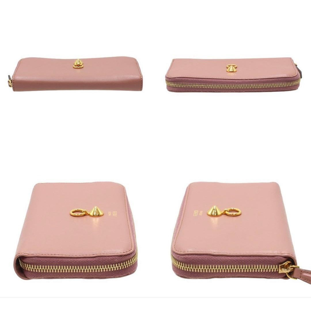 Fendi New Visible Leather Zip Around Wallet — view 6