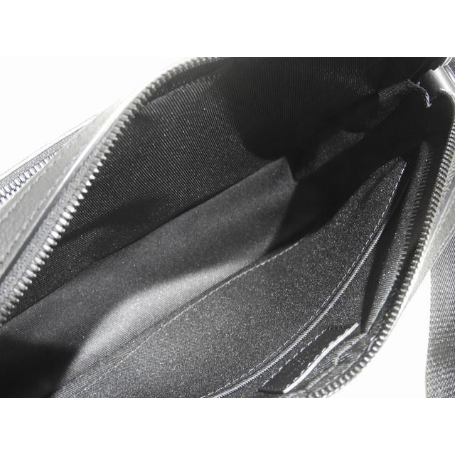 Louis Vuitton Trio Messenger Shoulder Bag Monogram Shadow Leather Noir — view 4