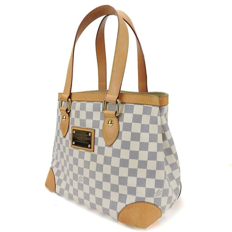 Louis Vuitton Tote Hampstead PM Damier Azur Gold Hardware
