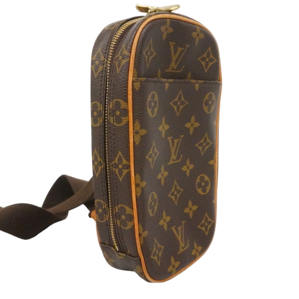 Louis Vuitton Belt Bag Monogram Pochette Gange Brown — view 2