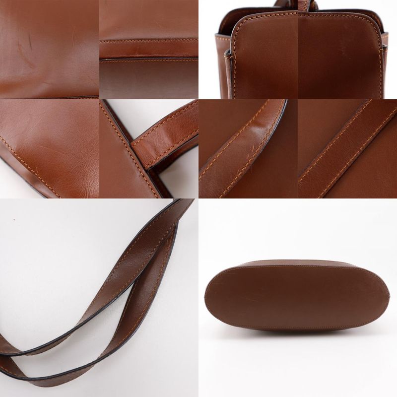Celine Vintage Calf Brown Tote Bag — view 9