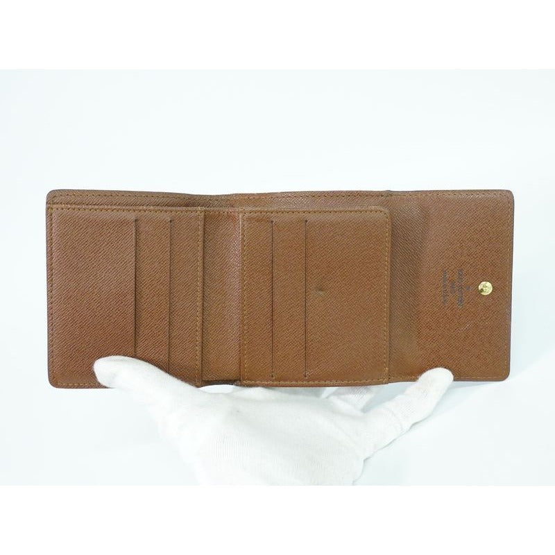 Louis Vuitton Porte Monebier Carte Cles Di Monogram Fold Wallet — view 6