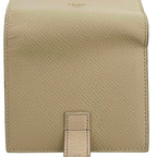Celine Bifold Wallet Small Strap Cream Beige — view 8