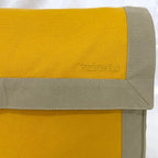 Hermes Clutch Bag Tapidocel Yellow Beige Cotton — view 7