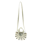 Bottega Veneta the Shell Leather 2-Way Shoulder Bag White — view 2
