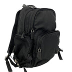 Prada Backpack Tessuto Nylon Black Silver — view 2