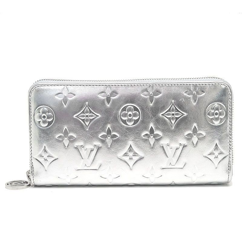 Louis Vuitton LV Ski Cousin Zippy Wallet Silver