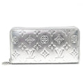 Louis Vuitton LV Ski Cousin Zippy Wallet Silver