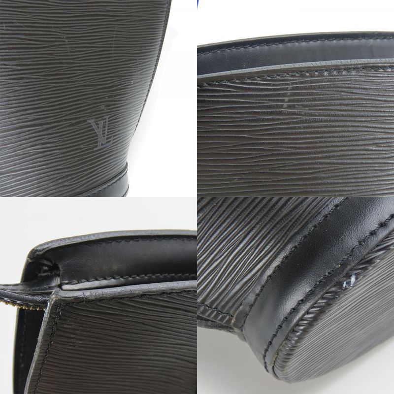 Louis Vuitton Handbag Saint Jacques Epi Leather Noir Black Gold Hardware — view 4