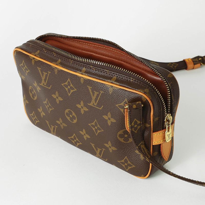 Louis Vuitton Shoulder Bag Pochette Marly Bandouliere Brown — view 4
