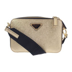 Prada Brick 2 Vh070 Shoulder Bag Leather Gold Hardware Men
