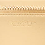 Bottega Veneta Round Wallet Intrecciato Beige Leather — view 4