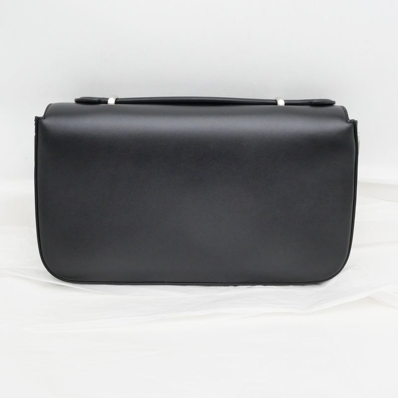 Gucci Clutch Bag Shoulder Leather Black — view 3
