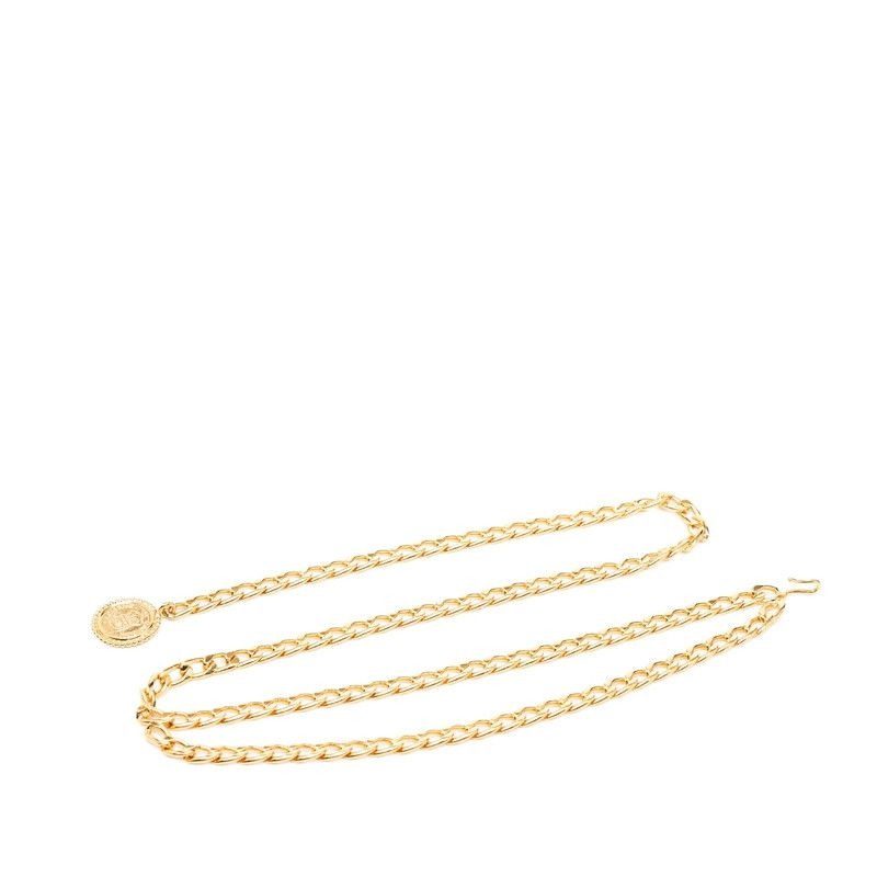 Chanel CC Logo Rue Cambon Chain Belt Gold Plated