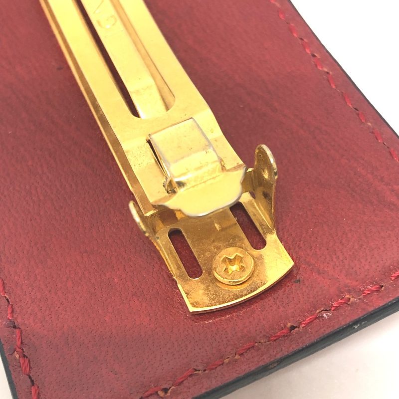 Fendi Barrette Logo Leather Red — view 6