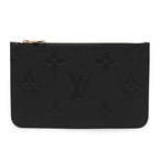 Louis Vuitton Monogram Empreinte Neverfull MM Pouch Only Noir Black