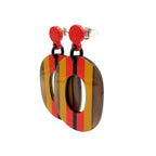 Hermes Cover Left and Right Earrings Back — view 2