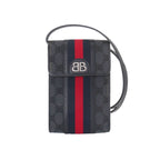 Gucci Hacker Project Shoulder Bag Canvas Leather Black