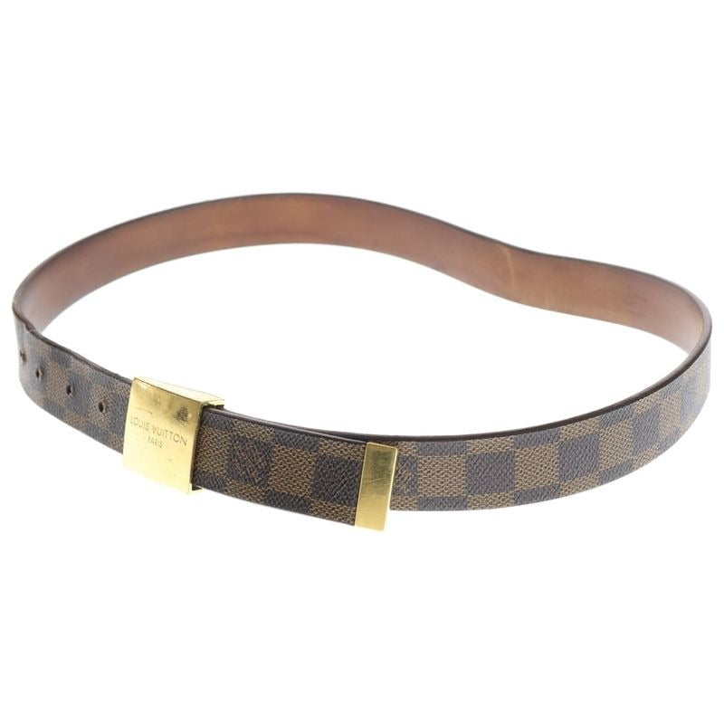 Louis Vuitton Damier Sainteur Carre Belt Brown Gold M6802 — view 2