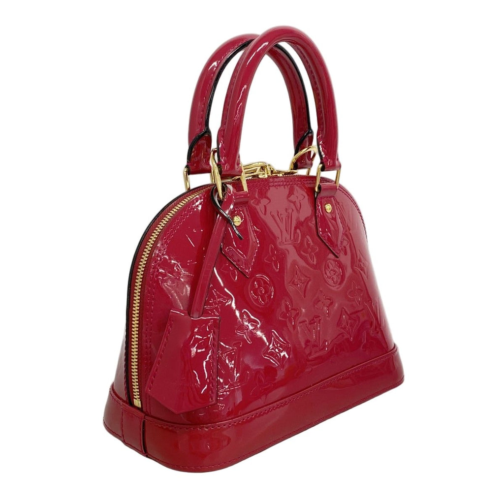 Louis Vuitton Handbag Vernis Alma BB Rose Indien 2-Way — view 2