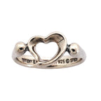 Tiffany & Co Ring Open Heart 925 Sterling Silver — view 2