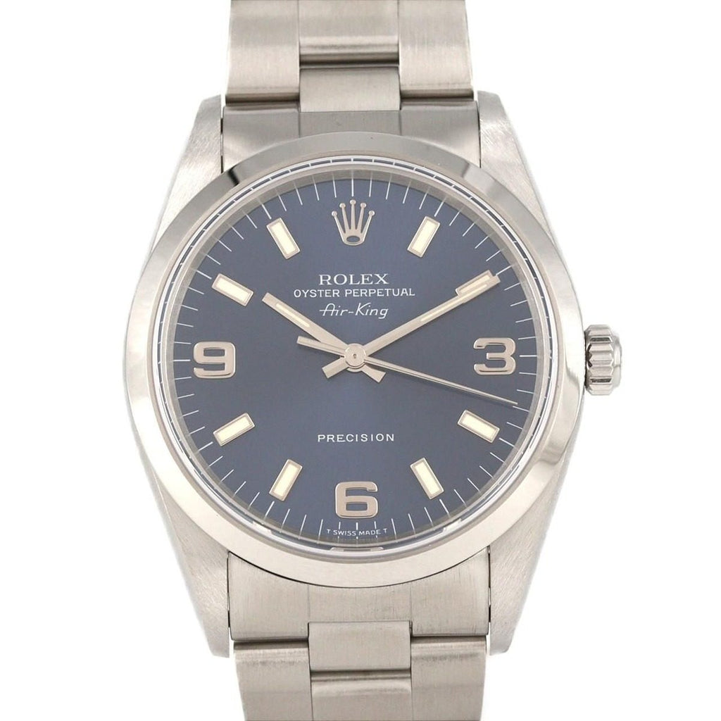 Rolex Air King SS Automatic Winding Number Watch
