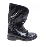 Chanel Size 38 Black Boots