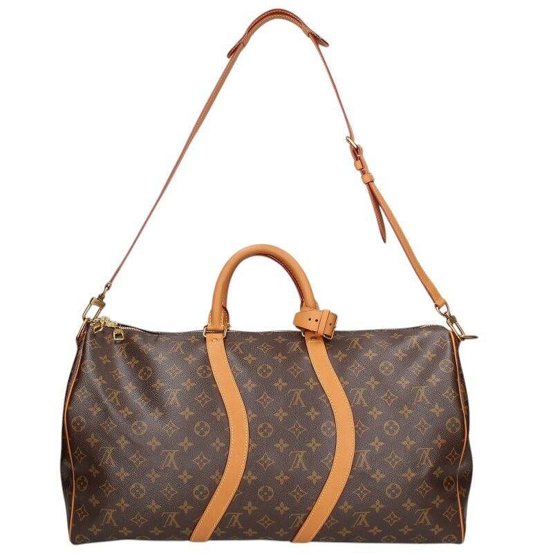 Louis Vuitton 20 SS Keepall Bandouliere 50 Monogram Wave Boston Bag Men — view 2