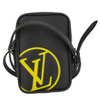 Louis Vuitton Danube PM LV Circle Shoulder Bag Epi Leather Noir Black